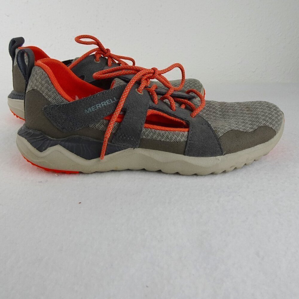 Merrell Sneakers Shoes Women's Size 7 Gray Mesh Upper Athletic Shoes